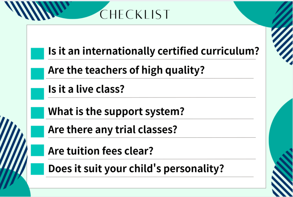 7 checklists to avoid mistakes when choosing a school
