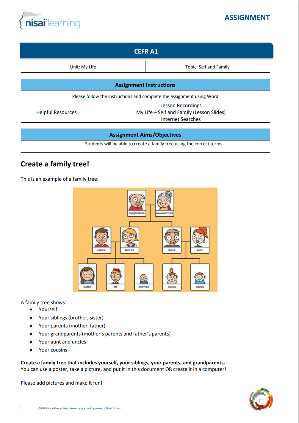 A1 assignment example 1