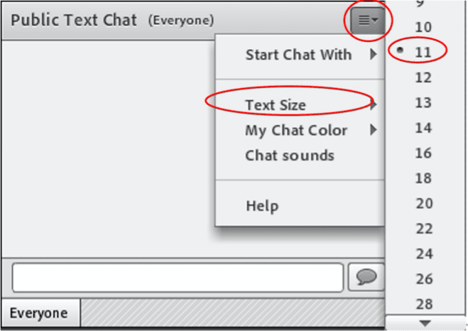 Chat function