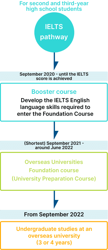 Two pathways to university abroad