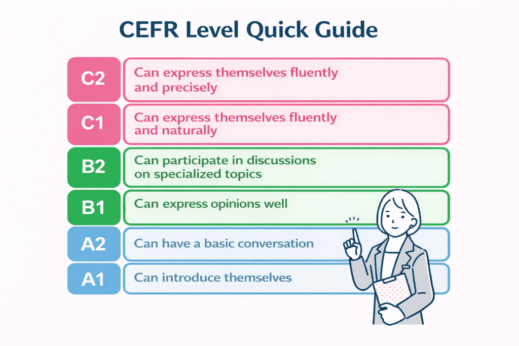 CEFR Level List: A clear explanation of what you can do from A1 to C2
