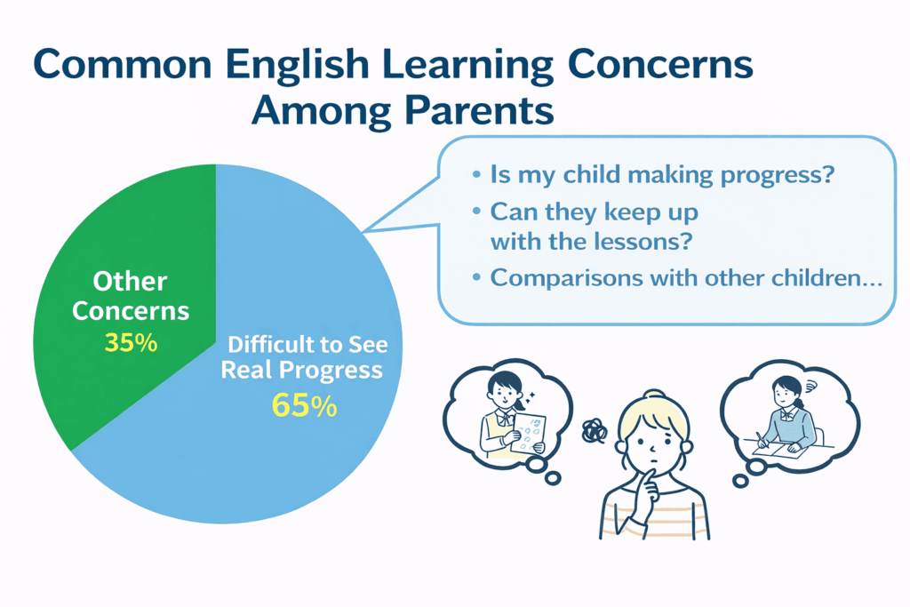 "Is my child's English ability improving?" This is a question many parents have about English conversation classes.
