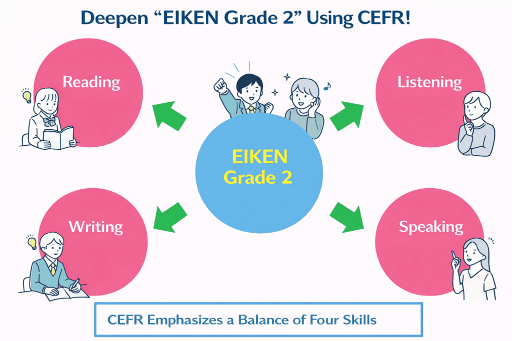 "What level is Eiken Grade 2?" Accurately compare familiar qualifications with your child's English ability