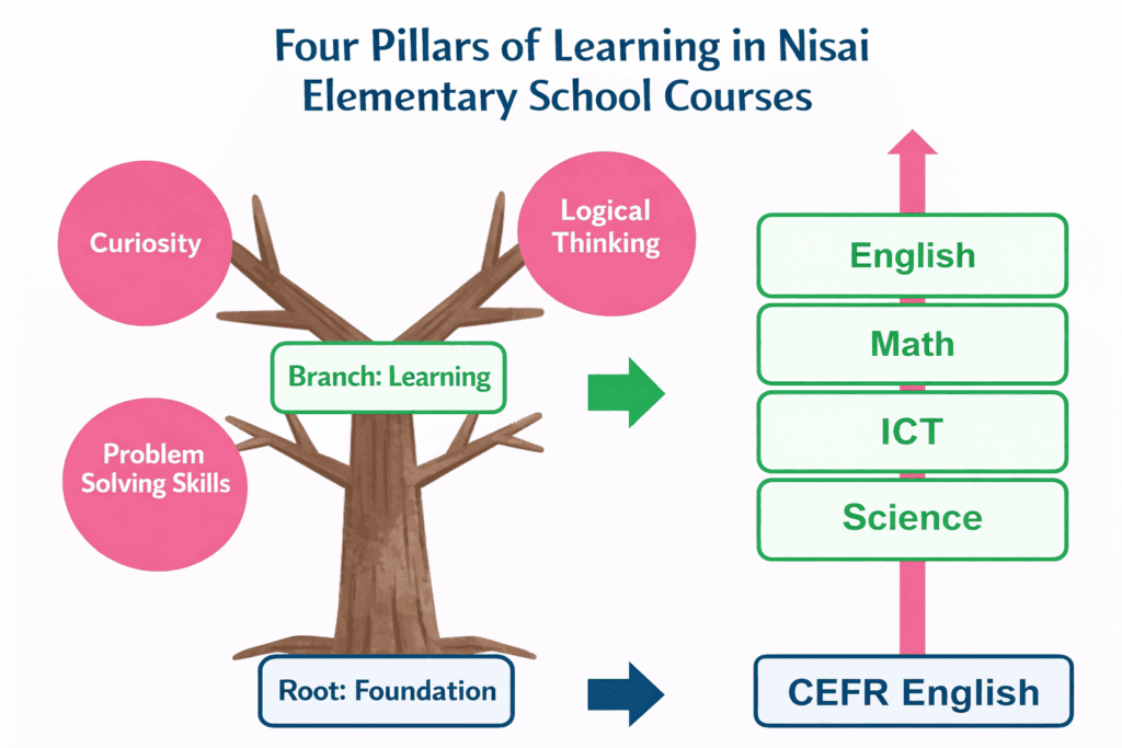 Elementary school courses lay the foundation for the Cambridge curriculum