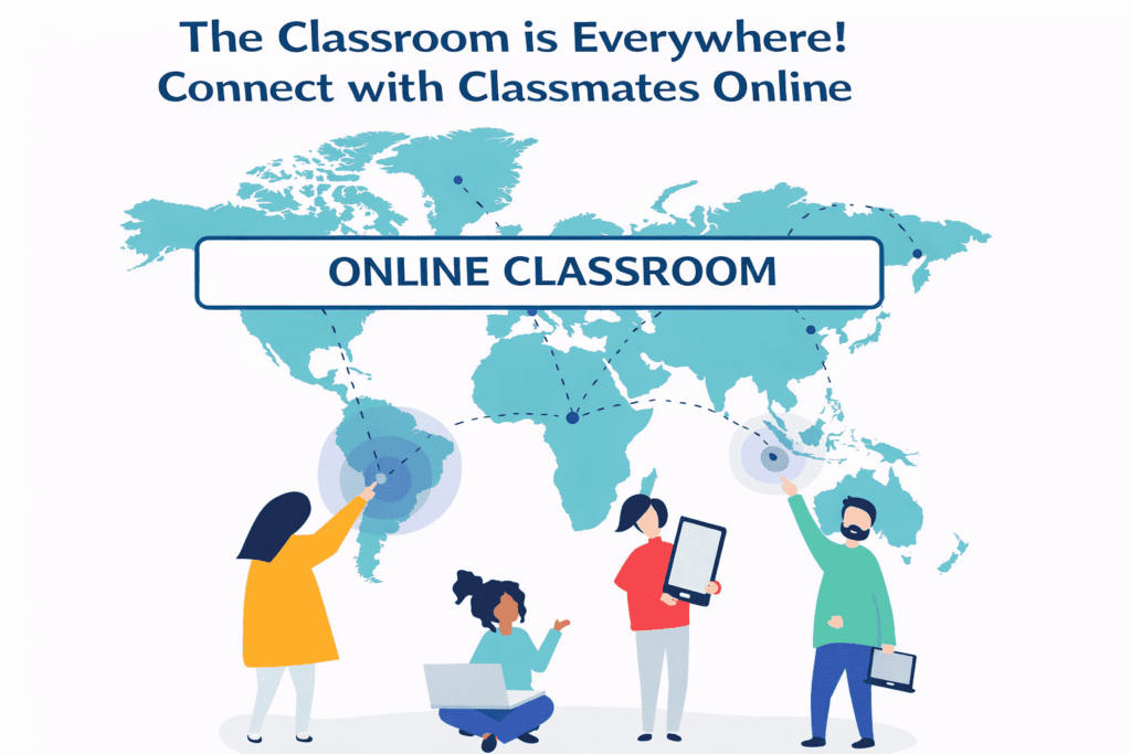 The appeal of a global learning environment where students can learn together from around the world