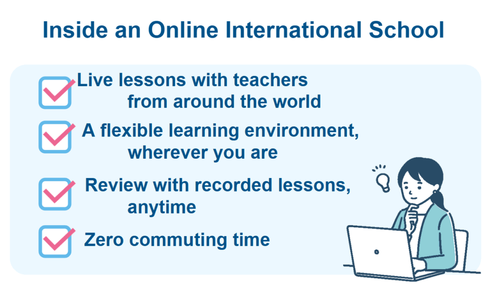 Another option: online international schools