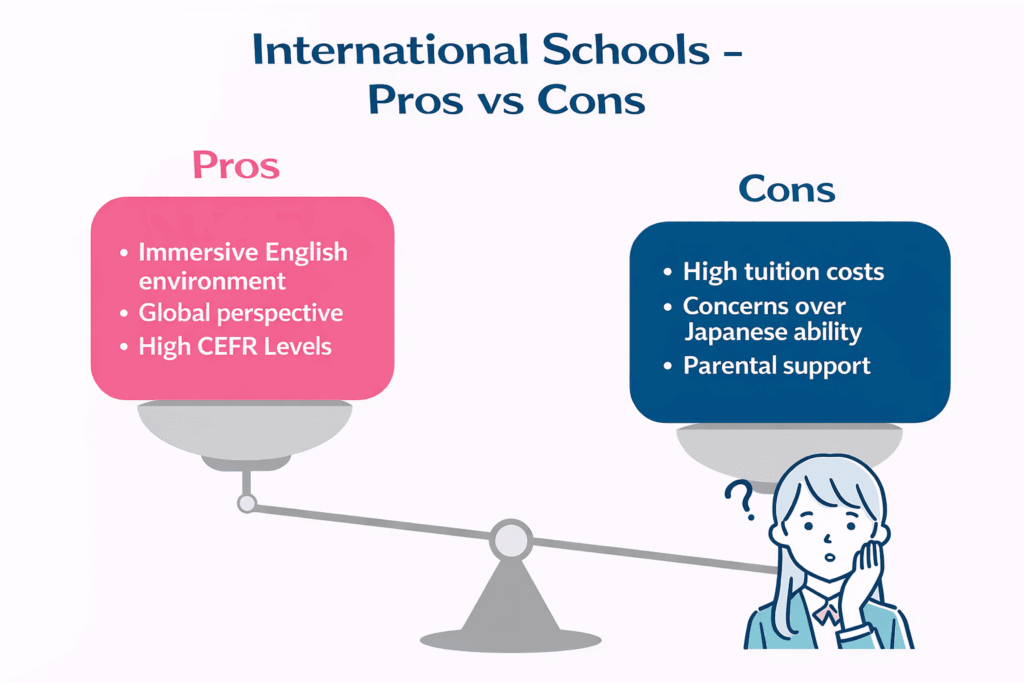 A thorough comparison of the advantages and disadvantages of sending your child to an international school