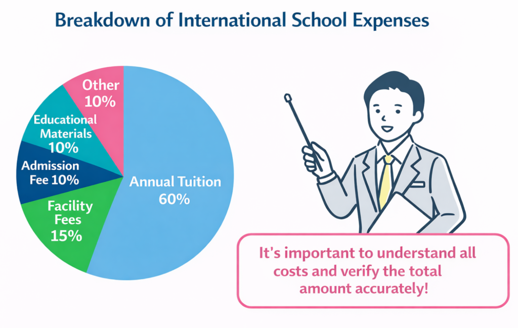 Over 3 million yen per year? Full breakdown of costs including tuition, admission fees, and facility fees