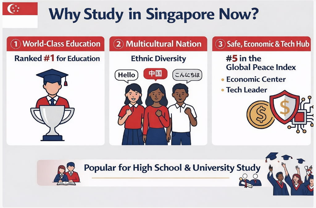 The appeal of Singapore as a study abroad destination: Global education programs