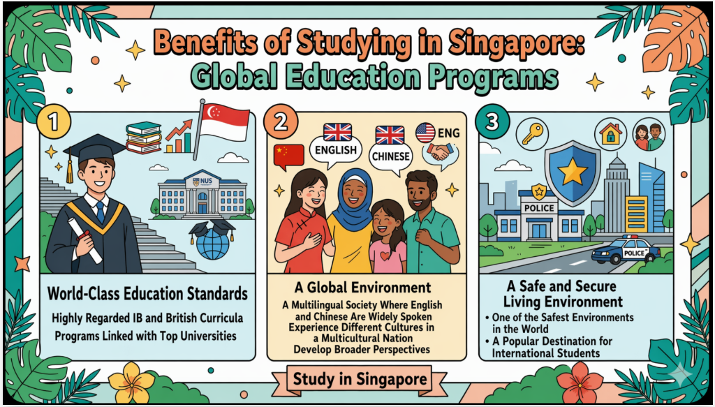 Singapore's appeal as a study abroad destination: Global education programs