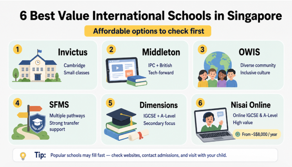  6 Best Value International Schools in Singapore to Check Out First
