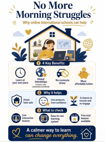  A New Way to Learn
The Benefits of Online International Schools That Remove Commuting Pressure
