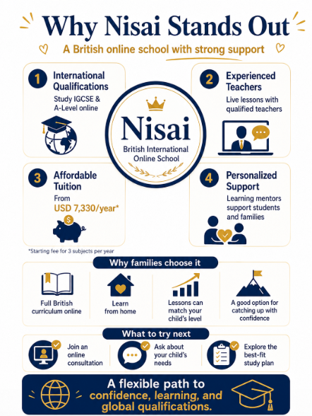 Nisai — A British Curriculum Online School with Strong Support
