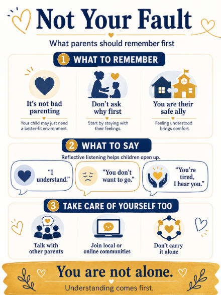 Don’t Blame Yourself — What Parents Should Keep in Mind First
