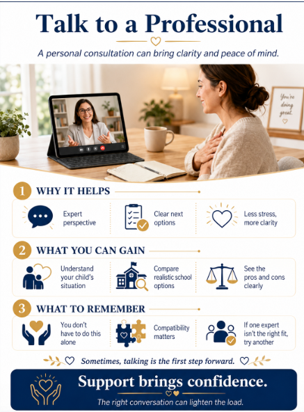 Start by Talking to a Professional
Relieve Your Anxiety Through a Personal Consultation
