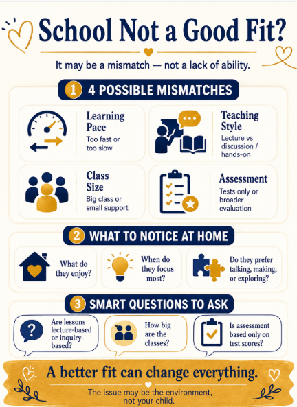 Why the Current School Doesn’t Feel Right – Mismatch in Learning Style and Environment
