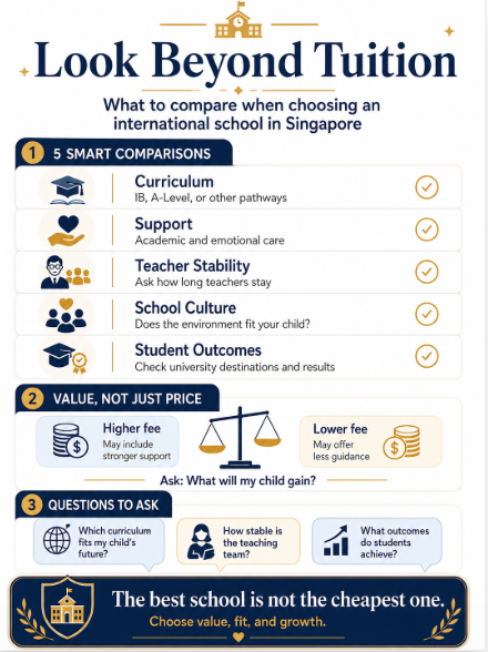 Why You Shouldn’t Judge Schools by Tuition Alone
What to Compare When Choosing an International School in Singapore

