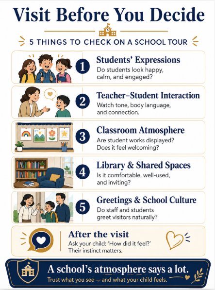 How to Choose Without Regret
Five Key Points to Check During a School Visit
