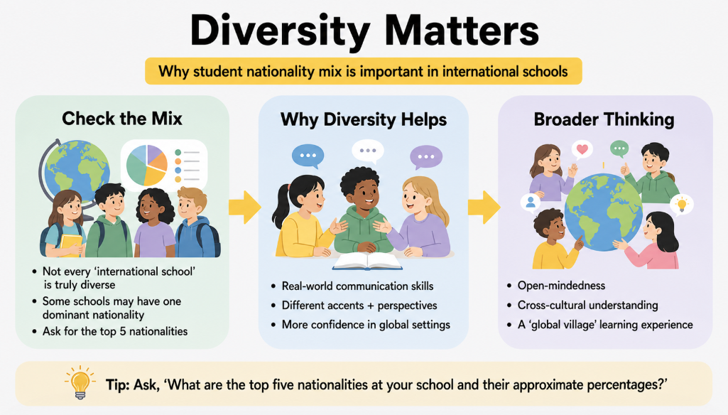 Student Nationality Mix – The True Value of Diversity in International Schools
